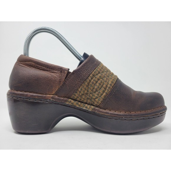 ARIAT Pendleton Leather Clogs Chunky Heel 7.5 B - Picture 6 of 12